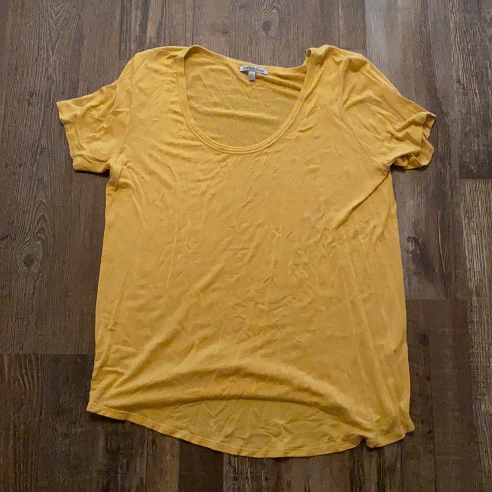 yellow blouse